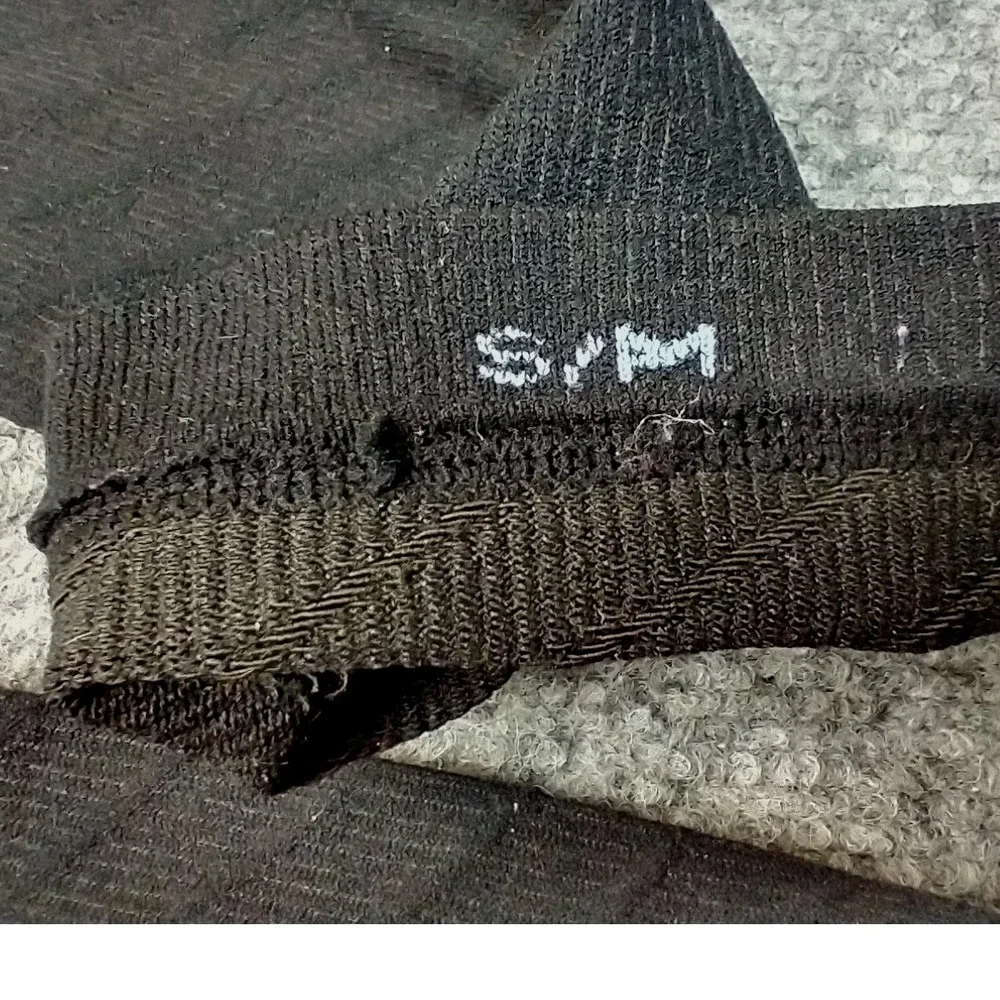 Physix Gear Stamina Compression Socks Black Blue Knee‎ High Athletic S/M